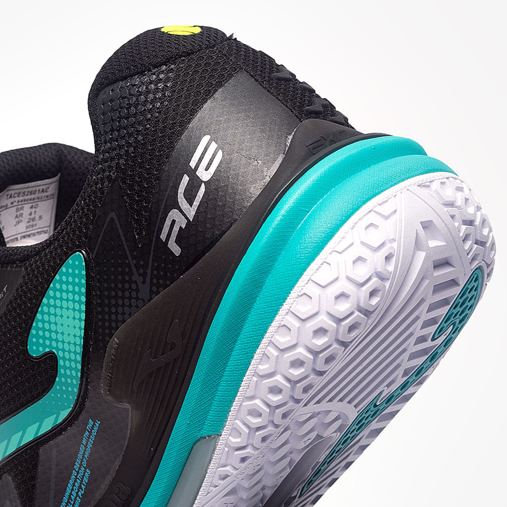 Tênis Joma Ace (Quadra Rápida) Masculino Preto e Azul-7