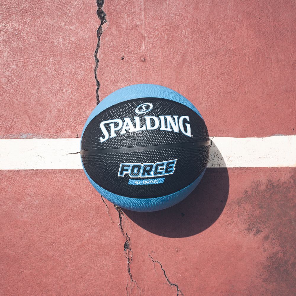 Bola De Basquete Spalding Force Azul-5