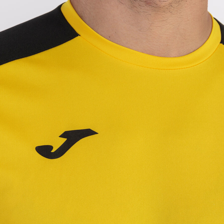 Camiseta Joma Academy III Masculina Amarelo e Preto-3