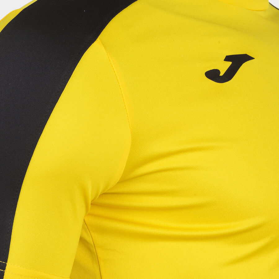 Camiseta Joma Academy III Masculina Amarelo e Preto-4