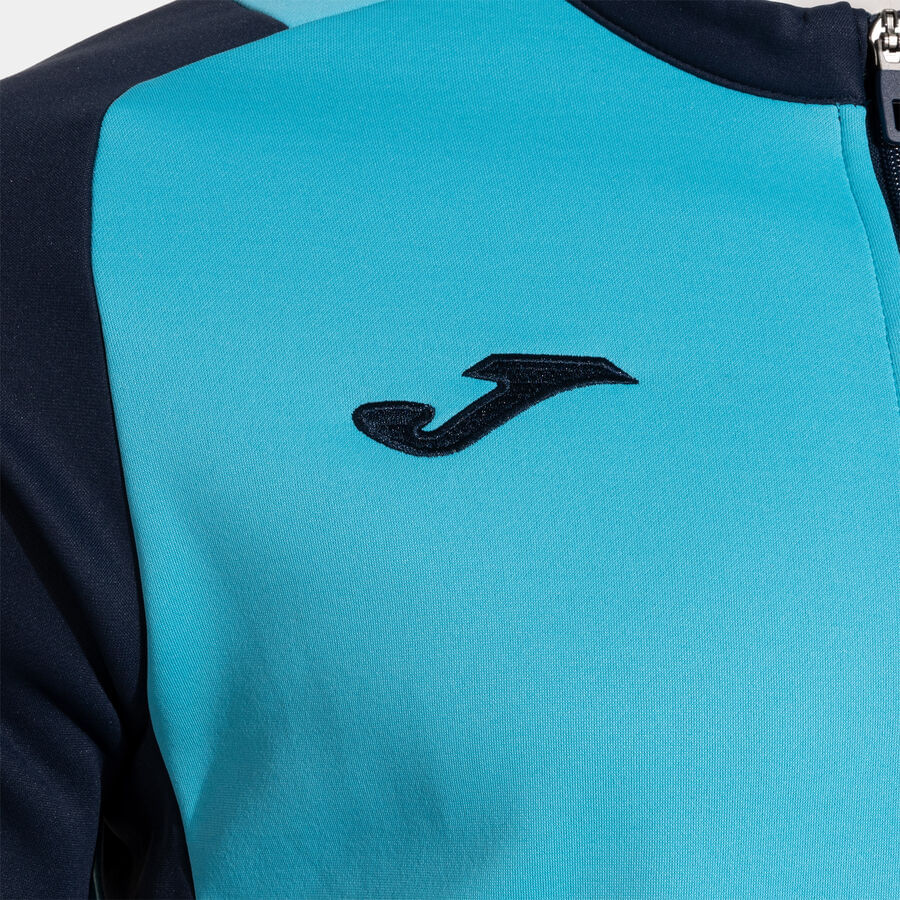 Conjunto Agasalho Joma Lider Masculino Azul Turquesa e Marinho-6