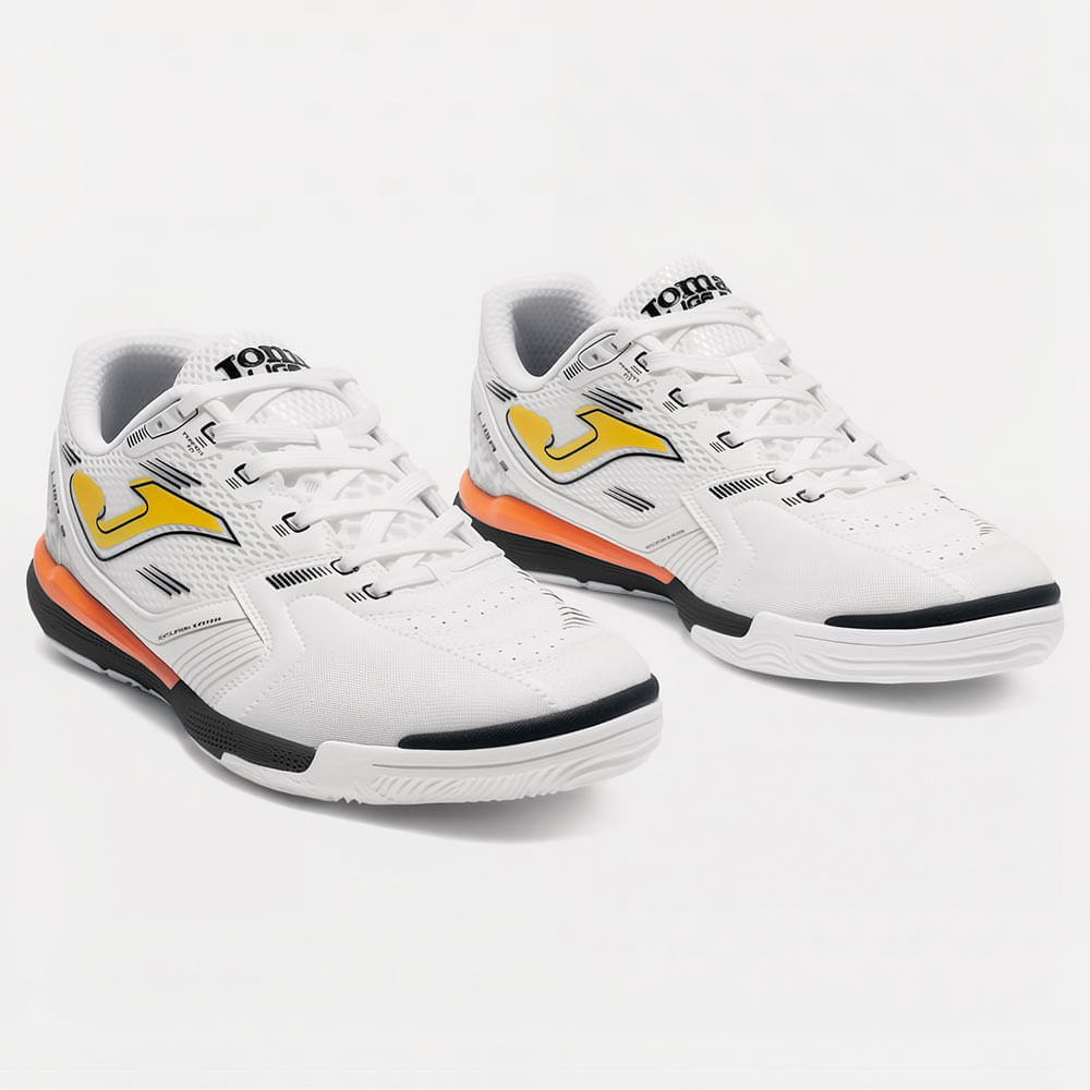 Chuteira de Futsal Joma Liga 5 Masculina Branco-3