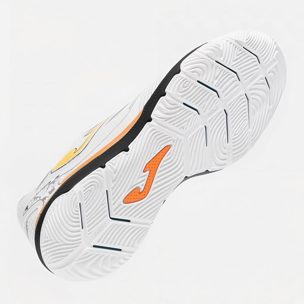 Chuteira de Futsal Joma Liga 5 Masculina Branco-6