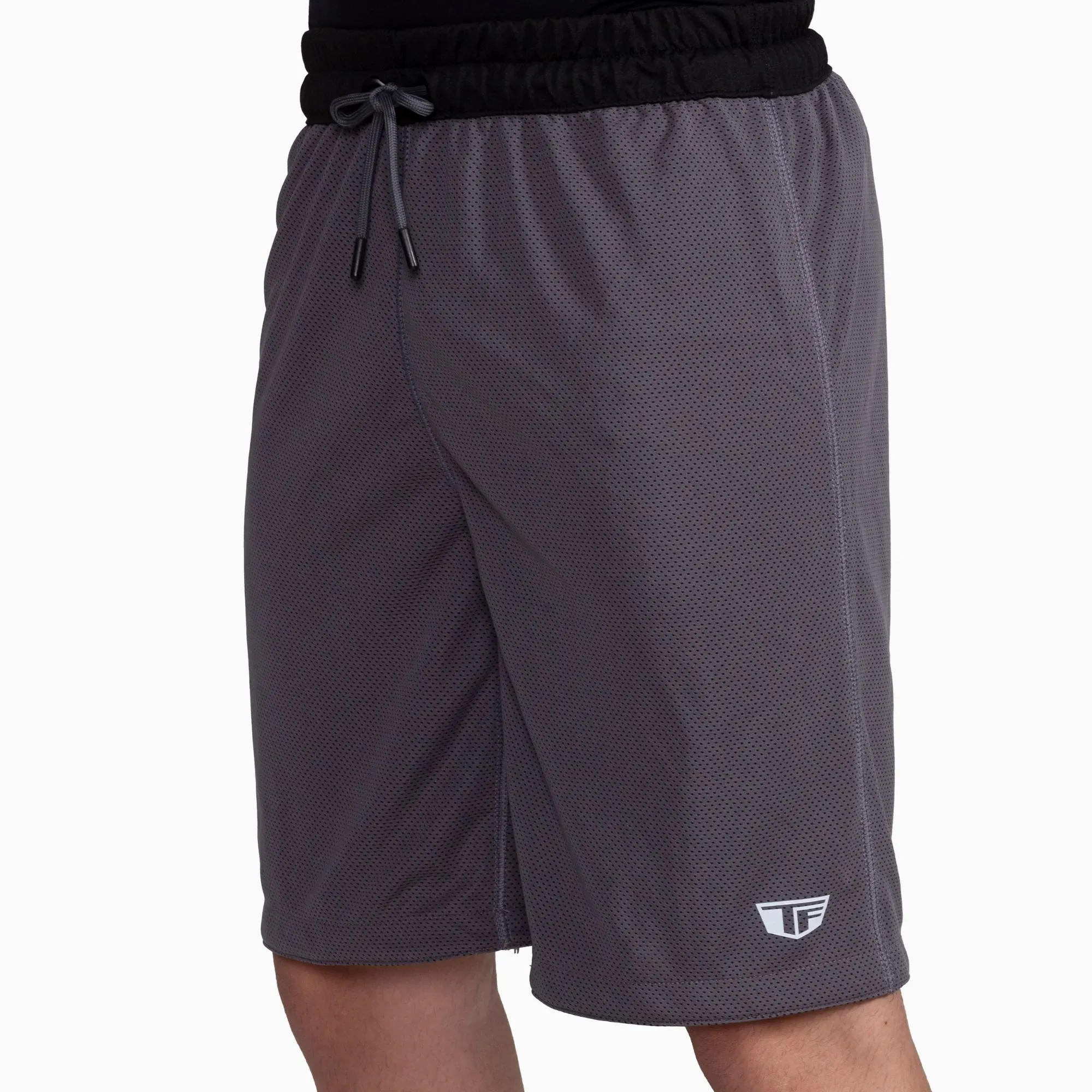 Bermuda Spalding Dupla Face - Preto e Cinza-5