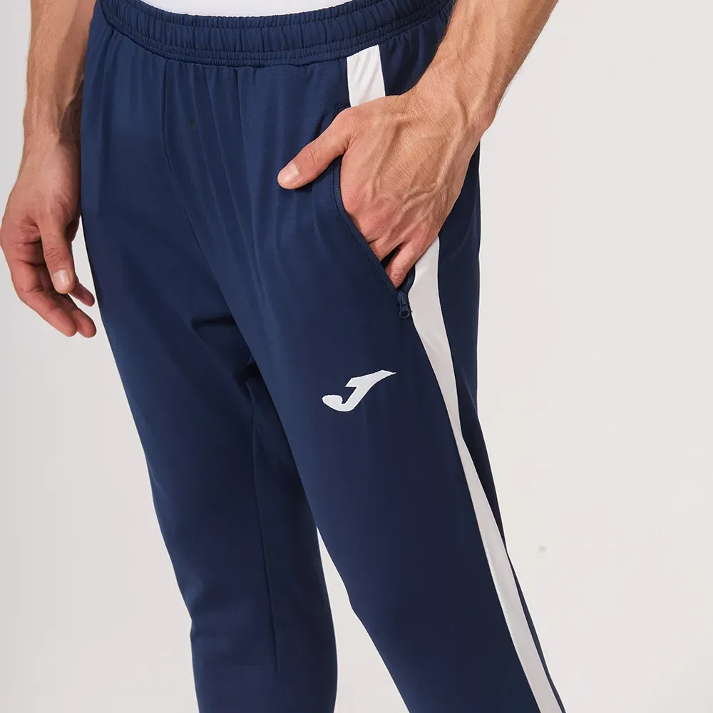 Calça Joma Advance Masculina Azul Marinho e Branco-2