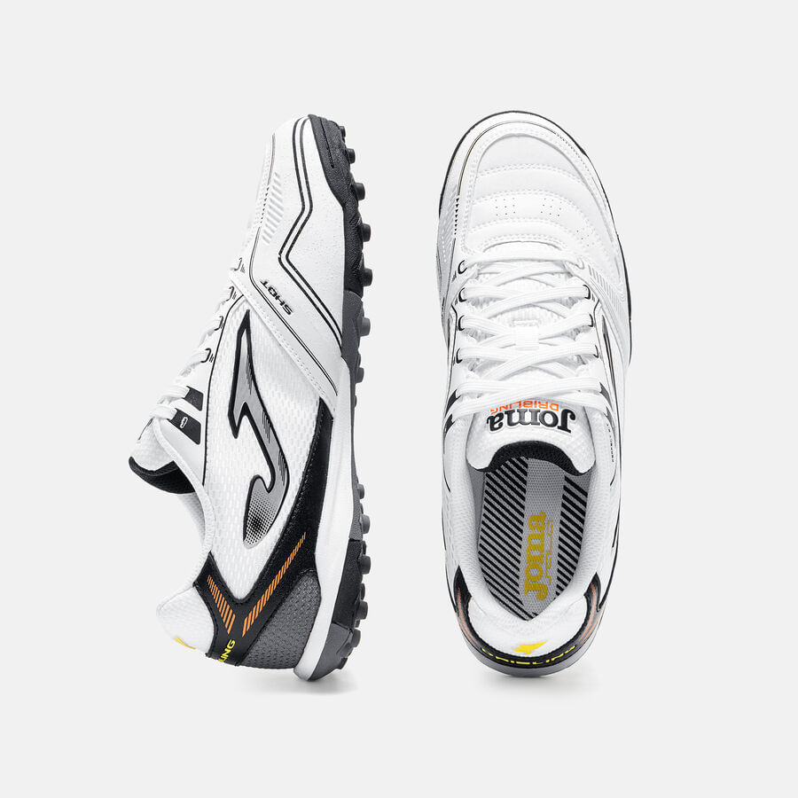 Chuteira de Society Joma Dribling Masculina - Branco e Cinza-4