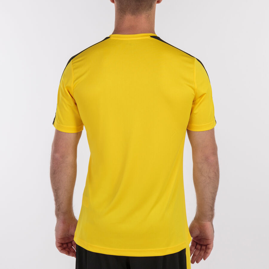 Camiseta Joma Academy III Masculina Amarelo e Preto-3