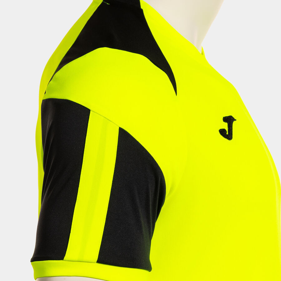 Camiseta Joma Danubio IV Masculina Amarelo e Preto-3