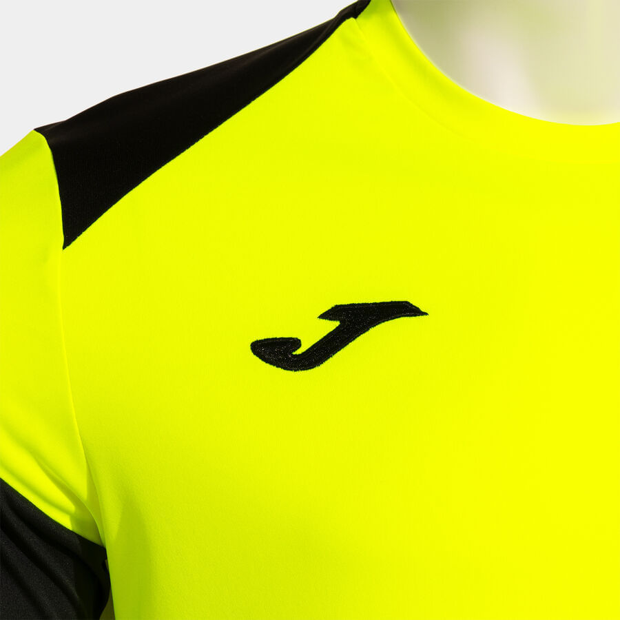Camiseta Joma Danubio IV Masculina Amarelo e Preto-4