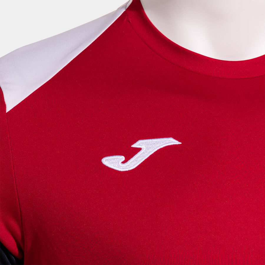 Camiseta Joma Danubio IV Masculina Vermelho e Branco-4