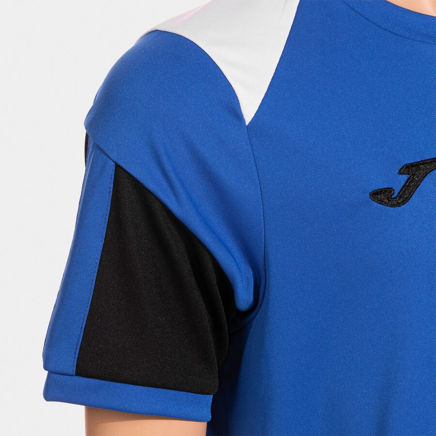 Camiseta Joma Danubio IV Masculina Azul e Preto-3